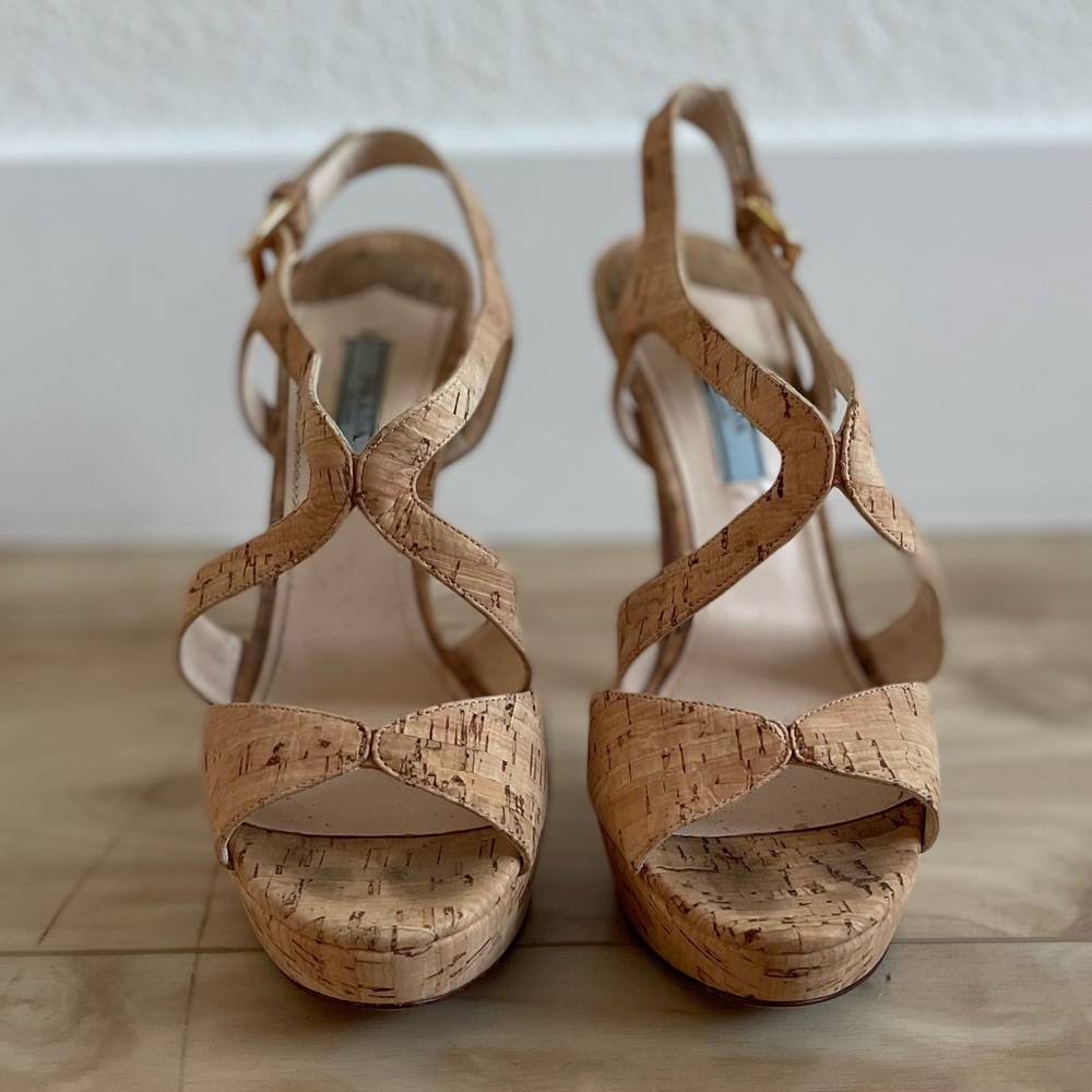 PRADA cork heels